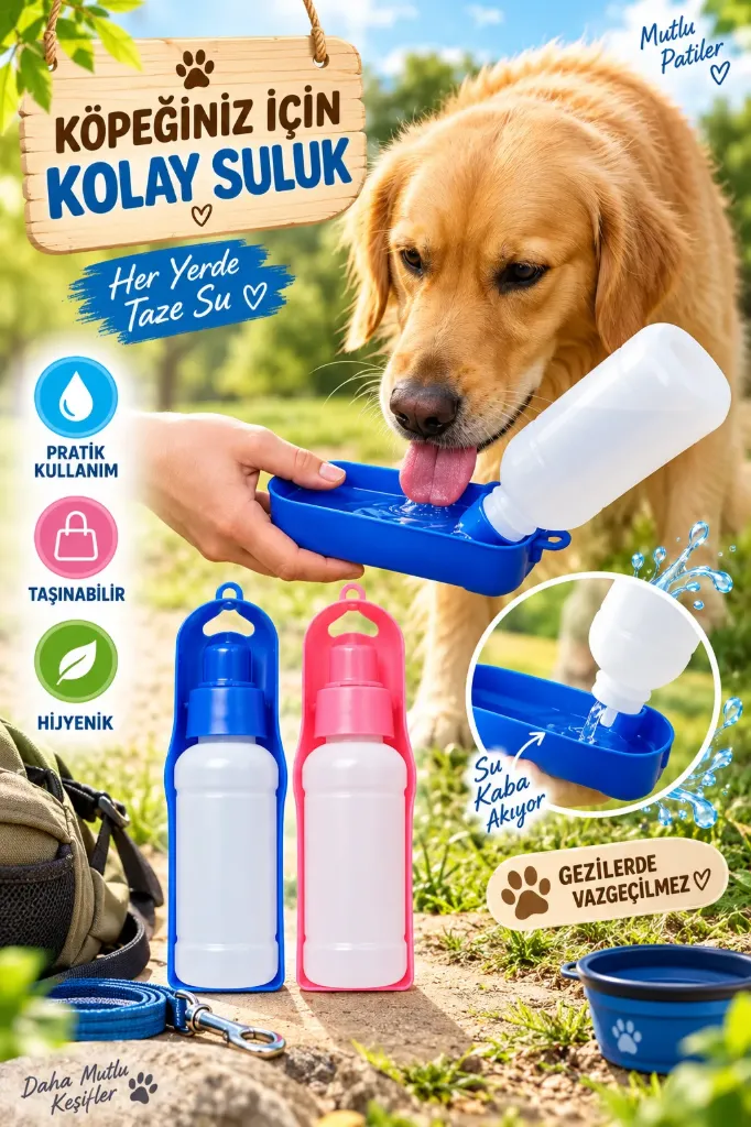 [FBS-27] Cat Dog Portable Water Bottle *60