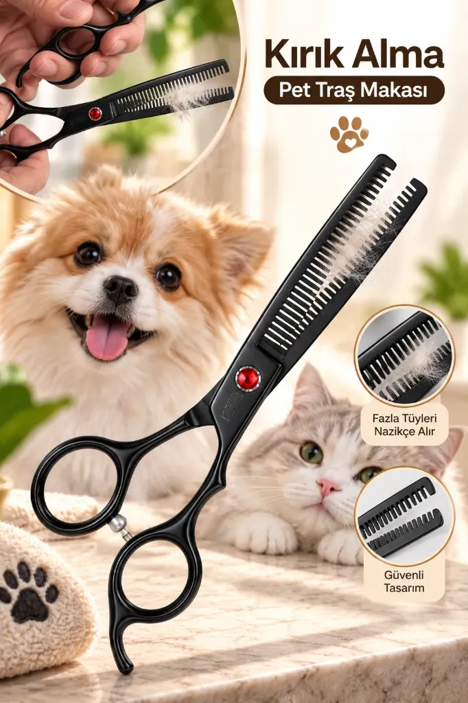 [FBS-1056] Kedi Köpek Traş Makası Kırık Alma *200
