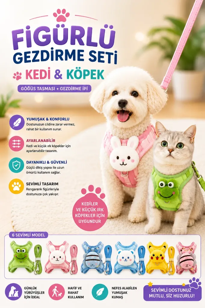 [FBS-994] Cat Dog Walking Chest Harness *240