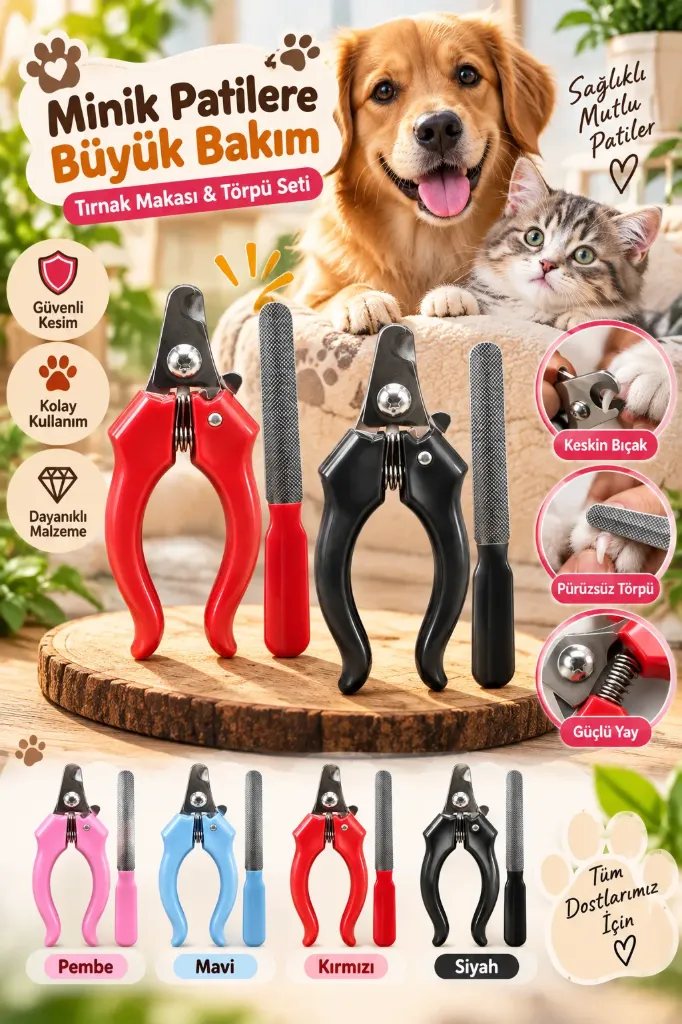 [FBS-1002] Cat Dog Nail Mask Set *240