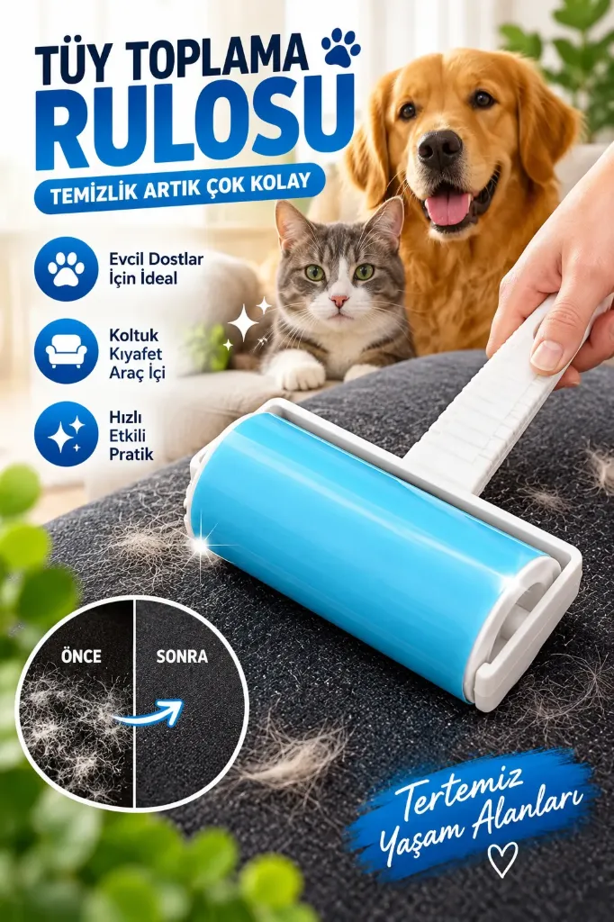 Silicone Washable Pet Hair Removal Roller *150