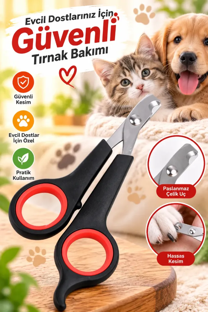 Kedi&Köpek Tırnak Makası Renkli  *500