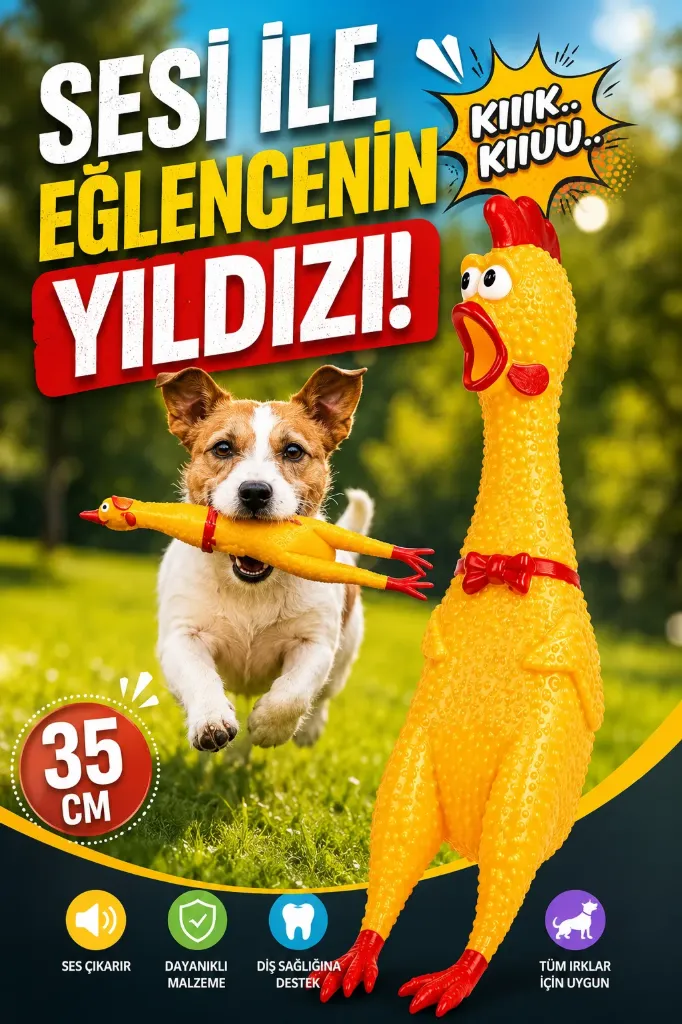 Sounding Rooster Toy 35 Cm *120
