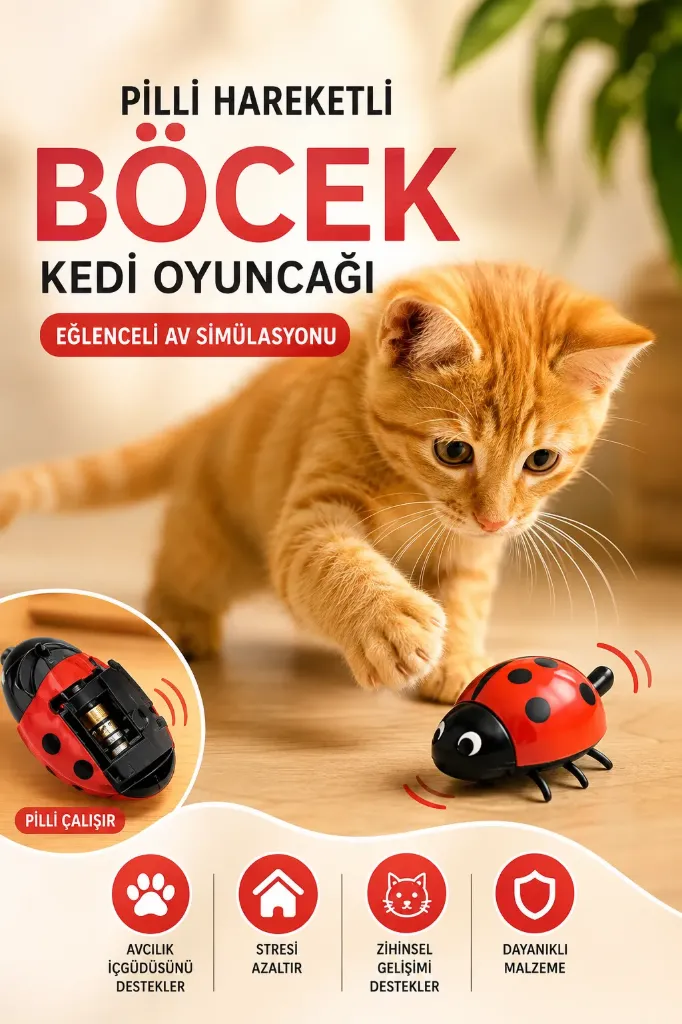 Cat Toy Battery Operated Bug *288