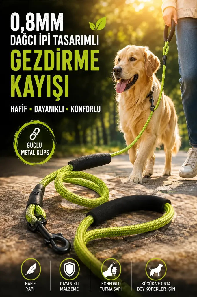 Cat Dog Leash Braided Rope Model 0.80 MM *360
