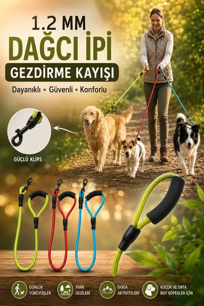 Cat Dog Leash Braided Rope Model 1.2 mm *240