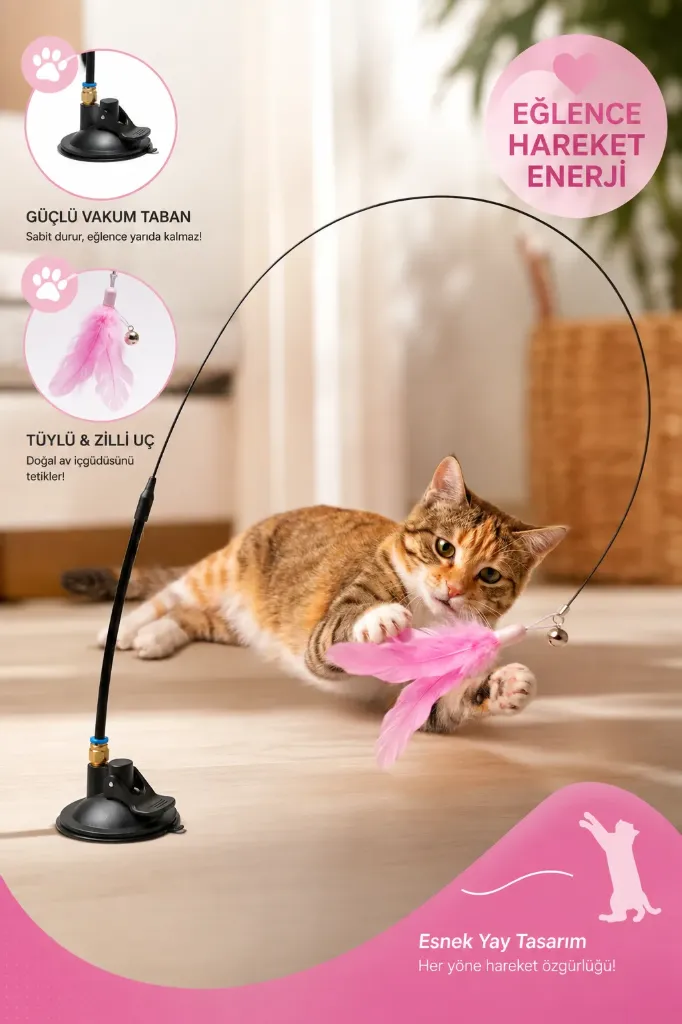 [FBS-1001] Cat Toy Sticky Fishing Rod *500